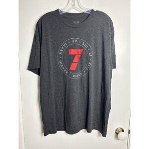 TB12 T-Shirt XL Gray 7X Superbowl Champion Tom Brady Buccaneers NFL Patriots